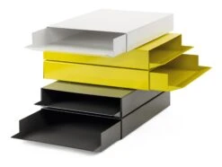 Ablage Stapler, RAL 7037 Staubgrau -Optimal Einrichtungs Geschäft ablage stapler 4