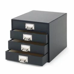 Ablageschrank DIN A4, Schwarz