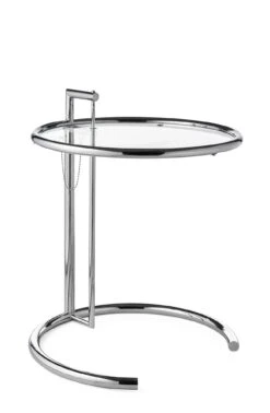 Adjustable Table E 1027, Verchromt