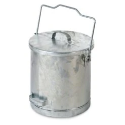 Ascheeimer Stahl Verzinkt