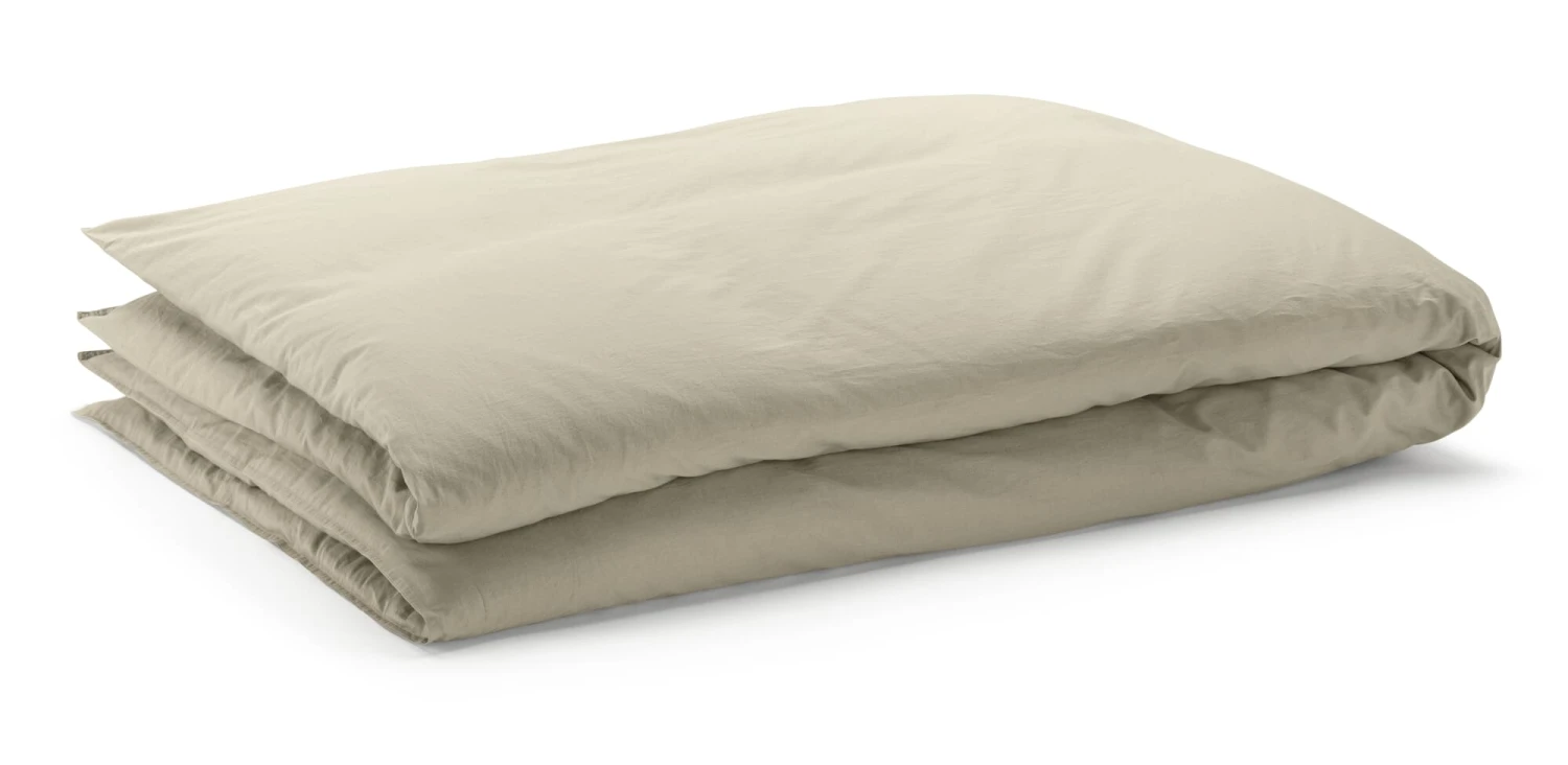 Bettbezug Feinsatin, Sand, 135 × 200 Cm 1 Bettbezug Feinsatin, Sand, 135 × 200 Cm