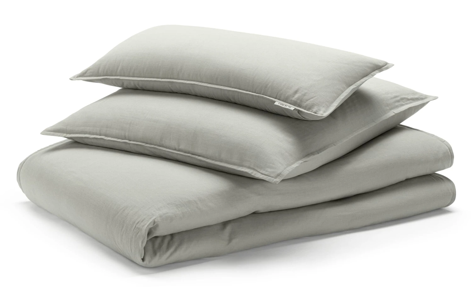 Bettbezug Musselin, Hellgrau, 135 × 200 Cm 2 Bettbezug Musselin, Hellgrau, 135 × 200 Cm – Bild 2