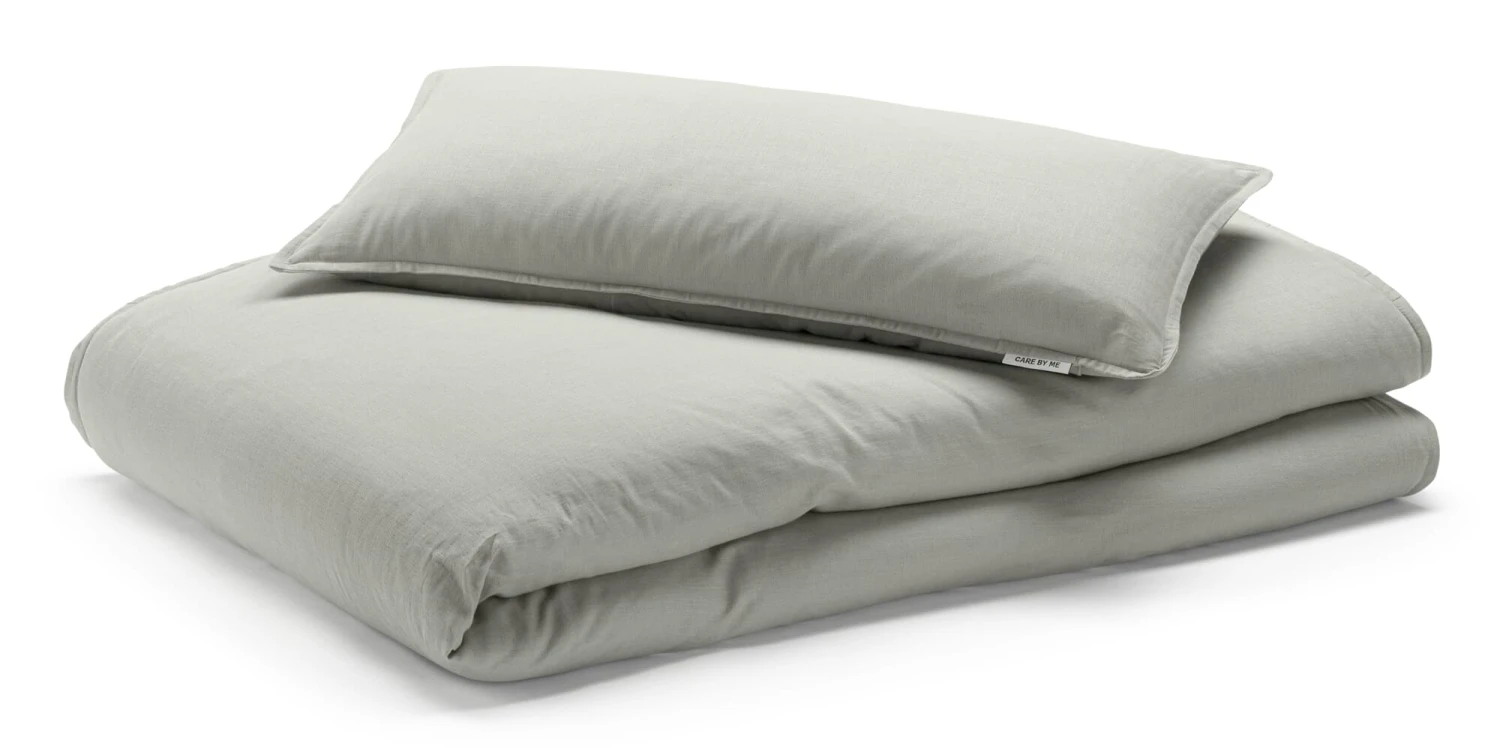 Bettbezug Musselin, Hellgrau, 135 × 200 Cm 4 Bettbezug Musselin, Hellgrau, 135 × 200 Cm – Bild 4