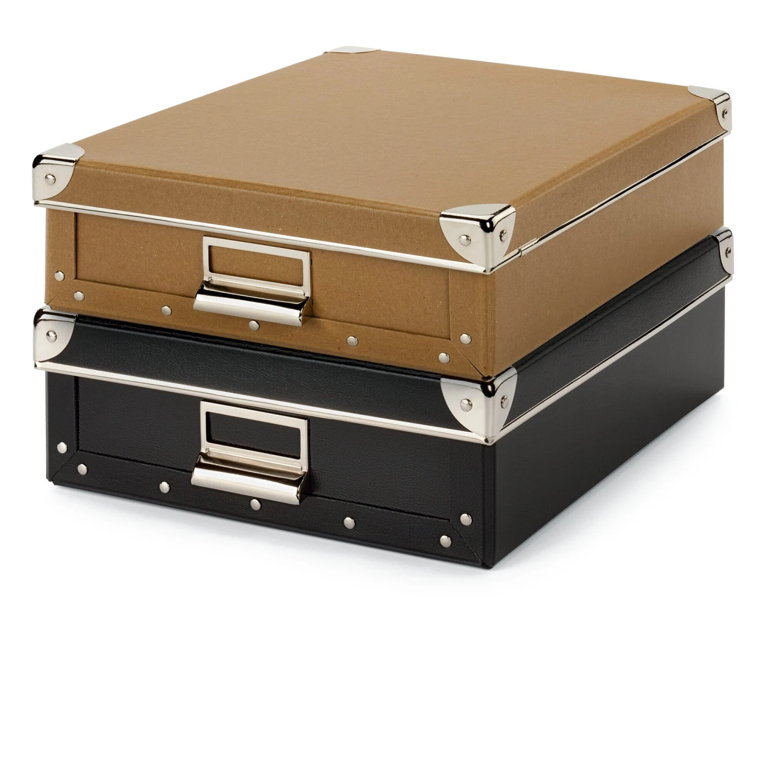 Dokumentenbox A4, Schwarz 2 Dokumentenbox A4, Schwarz – Bild 2