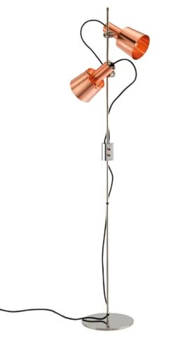 Doppelstehleuchte Stativ, Kupfer