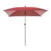 Doppler Sonnenschirm Edelstahl, Dunkelrot