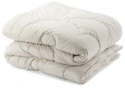 Duo-Winterdecke Schurwolle, 155 × 220 Cm