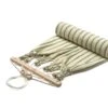 Einzelhängematte Baumwolle, Beige/Grün