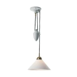 Esstischleuchte Messing Höhenverstellbar