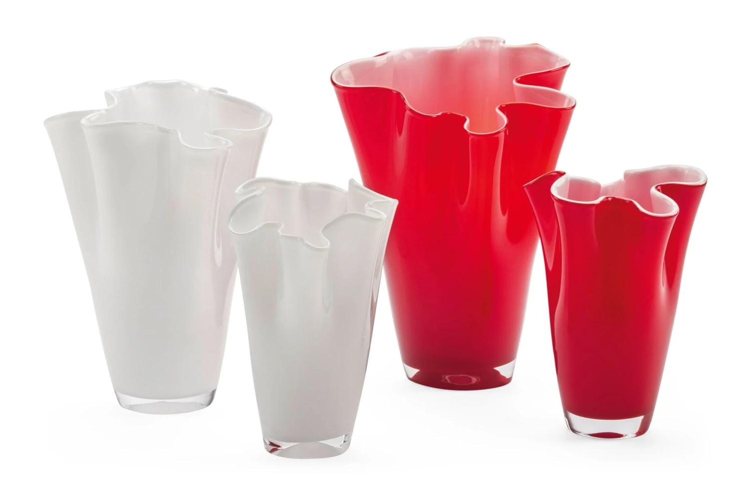 Faltenvase Klein, Weiß 3 Faltenvase Klein, Weiß – Bild 3