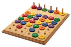 Farben-Sudoku Buchenholz