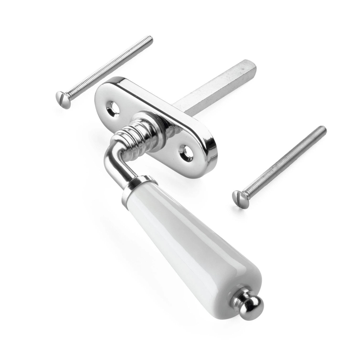 Fenstergriff Porzellan, Weiß 2 Fenstergriff Porzellan, Weiß – Bild 2