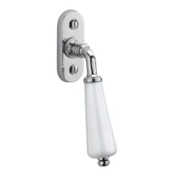 Fenstergriff Porzellan, Weiß