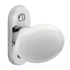 Fensterolive Porzellan, Weiß