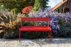 Fermob Kleine Gartenbank Aluminium, Rot 6 Fermob Kleine Gartenbank Aluminium, Rot -Optimal Einrichtungs Geschäft fermob kleine gartenbank aluminium 2