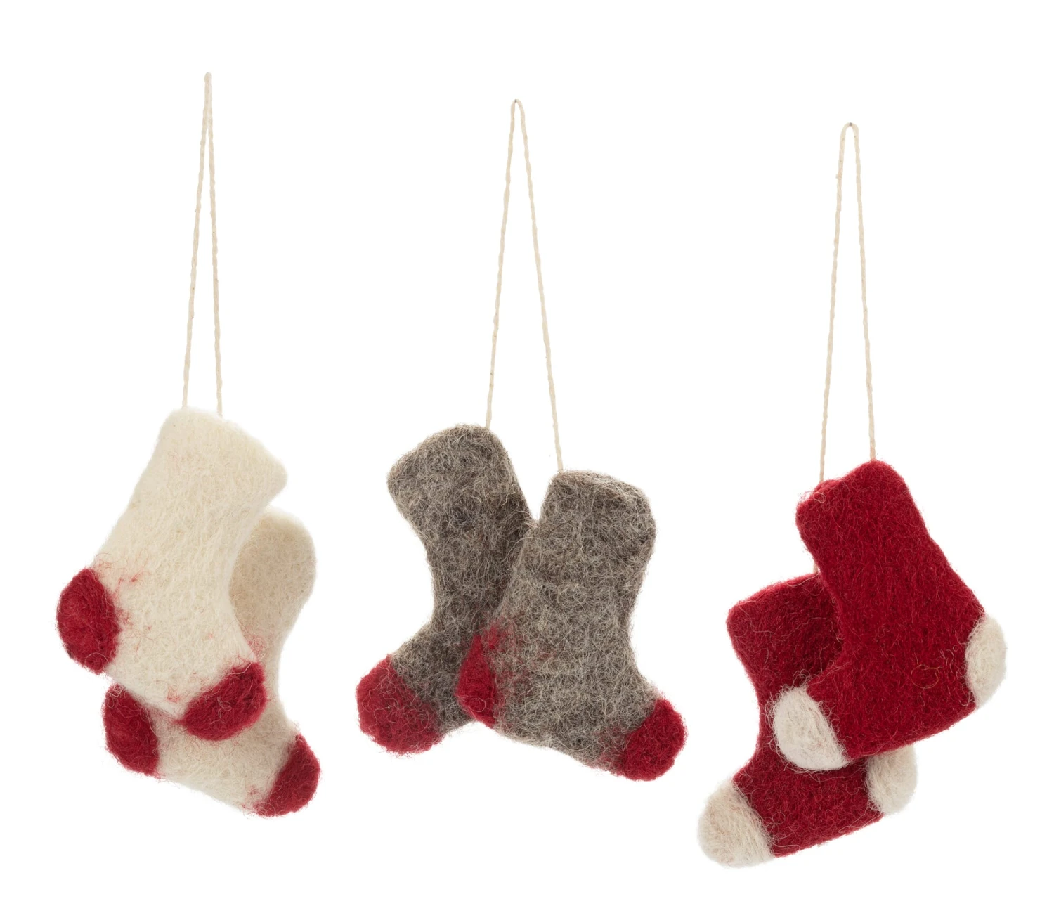 Filzanhänger Socken 2 Filzanhänger Socken – Bild 2