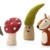 Fingerpuppen Wald Filz