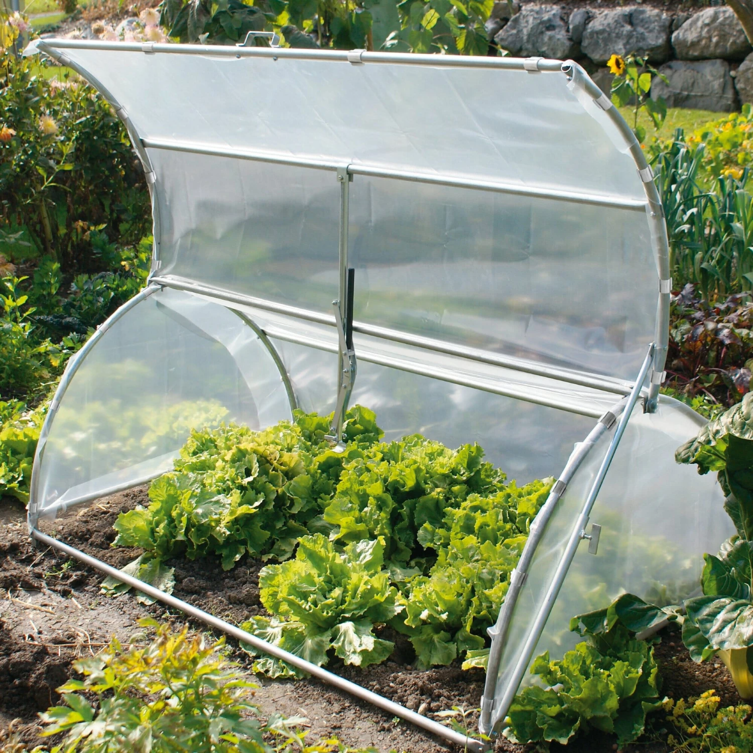 Frühbeet-Tunnel Stahlrahmen 2 Frühbeet-Tunnel Stahlrahmen – Bild 2