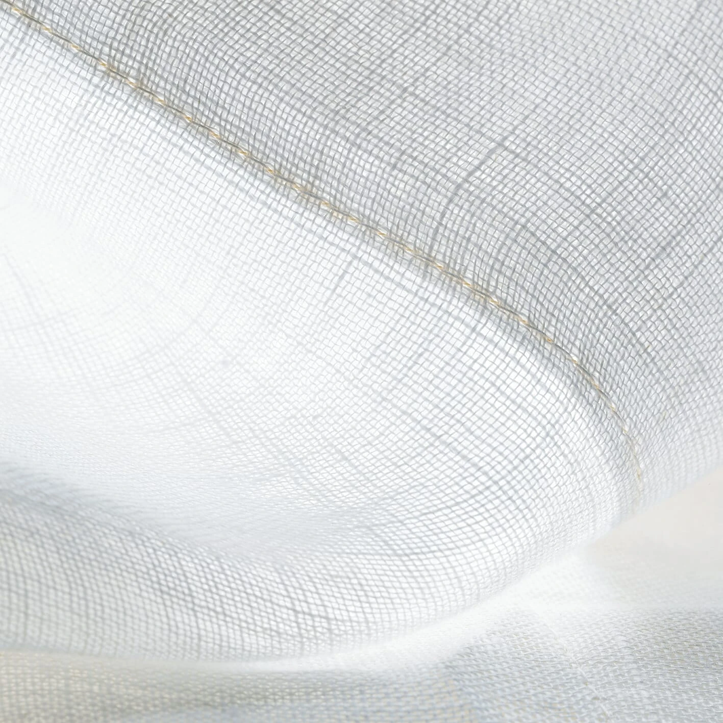 Gardine Reinleinenvoile, Höhe 245 Cm, Weiß 2 Gardine Reinleinenvoile, Höhe 245 Cm, Weiß – Bild 2