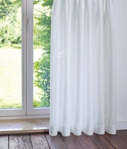 Gardine Reinleinenvoile, Höhe 245 Cm, Weiß 5 Gardine Reinleinenvoile, Höhe 245 Cm, Weiß -Optimal Einrichtungs Geschäft gardine reinleinenvoile 2