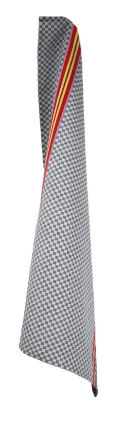 Geschirrtuch Karo, Schwarz / Grau