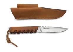 Gürtelmesser Mit Ledergriff