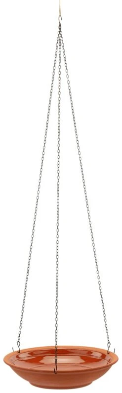 Hängende Vogeltränke Terrakotta