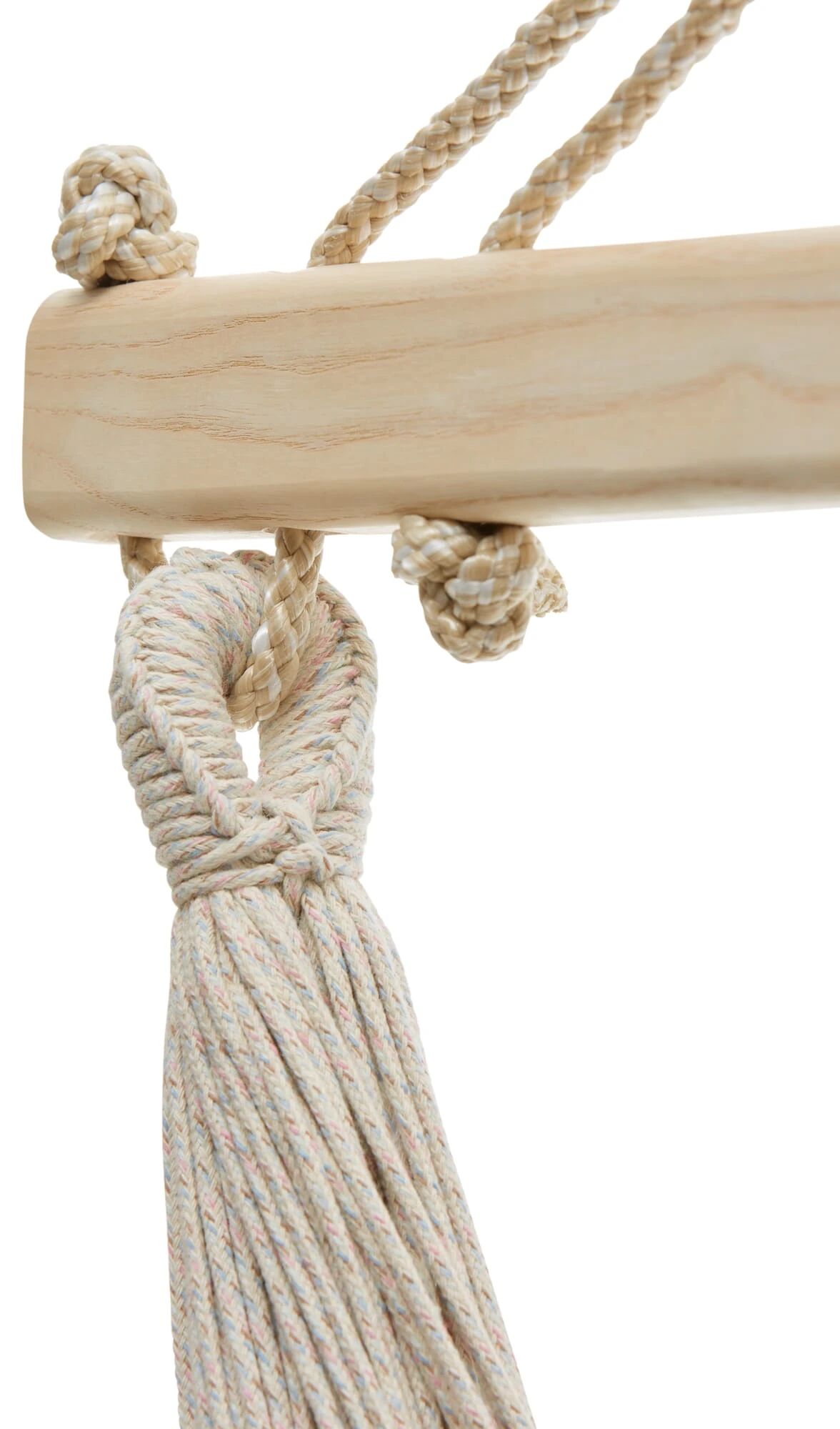 Hängesessel Baumwolle, Beige-Blau 5 Hängesessel Baumwolle, Beige-Blau – Bild 5