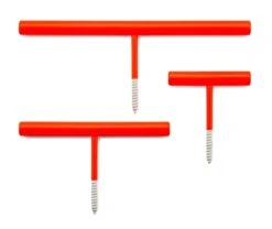 Haken-Set Line Hook, RAL 3024 Leuchtrot