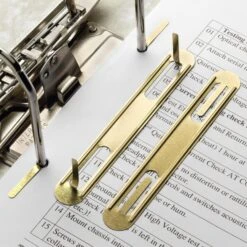 Heftklammern Stahlblech Vermessingt