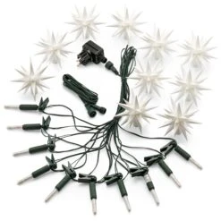 Herrnhuter Sternenkette Weiß