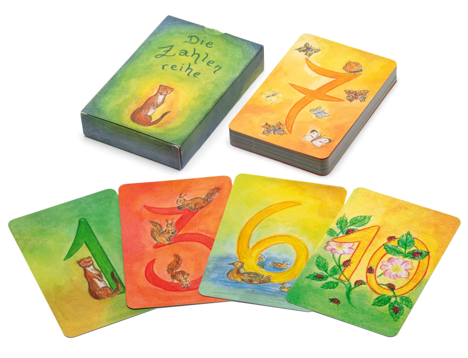 Kartenspiel, Zahlenreihe 1 Kartenspiel, Zahlenreihe