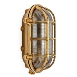 Kellerleuchte Messing, Groß