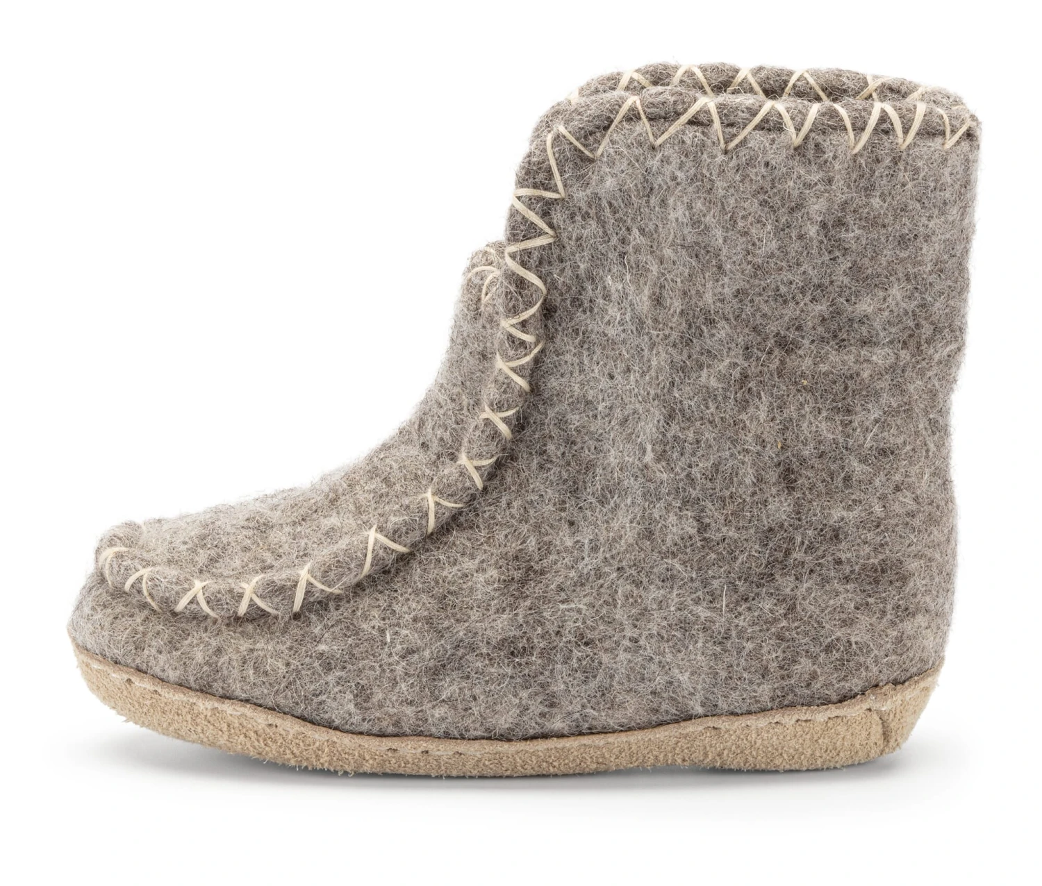 Kinder-Filzpantoffel, Grau 2 Kinder-Filzpantoffel, Grau – Bild 2