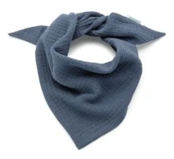 Kinder-Halstuch Musselin, Jeansblau