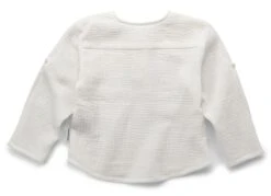 Kinder-Henley-Shirt Musselin, Weiß -Optimal Einrichtungs Geschäft kinder henley shirt musselin 2