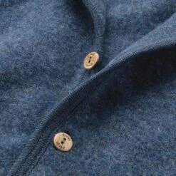 Engel Kinder-Overall Schurwollfleece, Blaumelange -Optimal Einrichtungs Geschäft kinder overall schurwollfleece 3