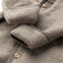 Engel Kinder-Overall Schurwollfleece, Braunmelange -Optimal Einrichtungs Geschäft kinder overall schurwollfleece 6