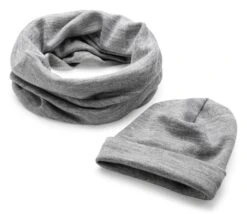 Engel Kinder-Schlauchschal Merinowolle-Seide, Grau -Optimal Einrichtungs Geschäft kinder schlauchschal merinowolle seide 5