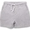 Kinder-Shorts Musselin, Hellgrau
