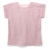 Kinder-T-Shirt Musselin, Rosé