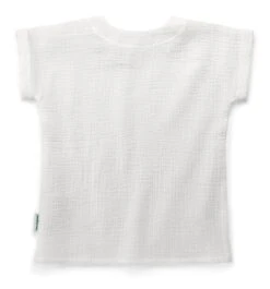 Kinder-T-Shirt Musselin, Weiß -Optimal Einrichtungs Geschäft kinder t shirt musselin 7