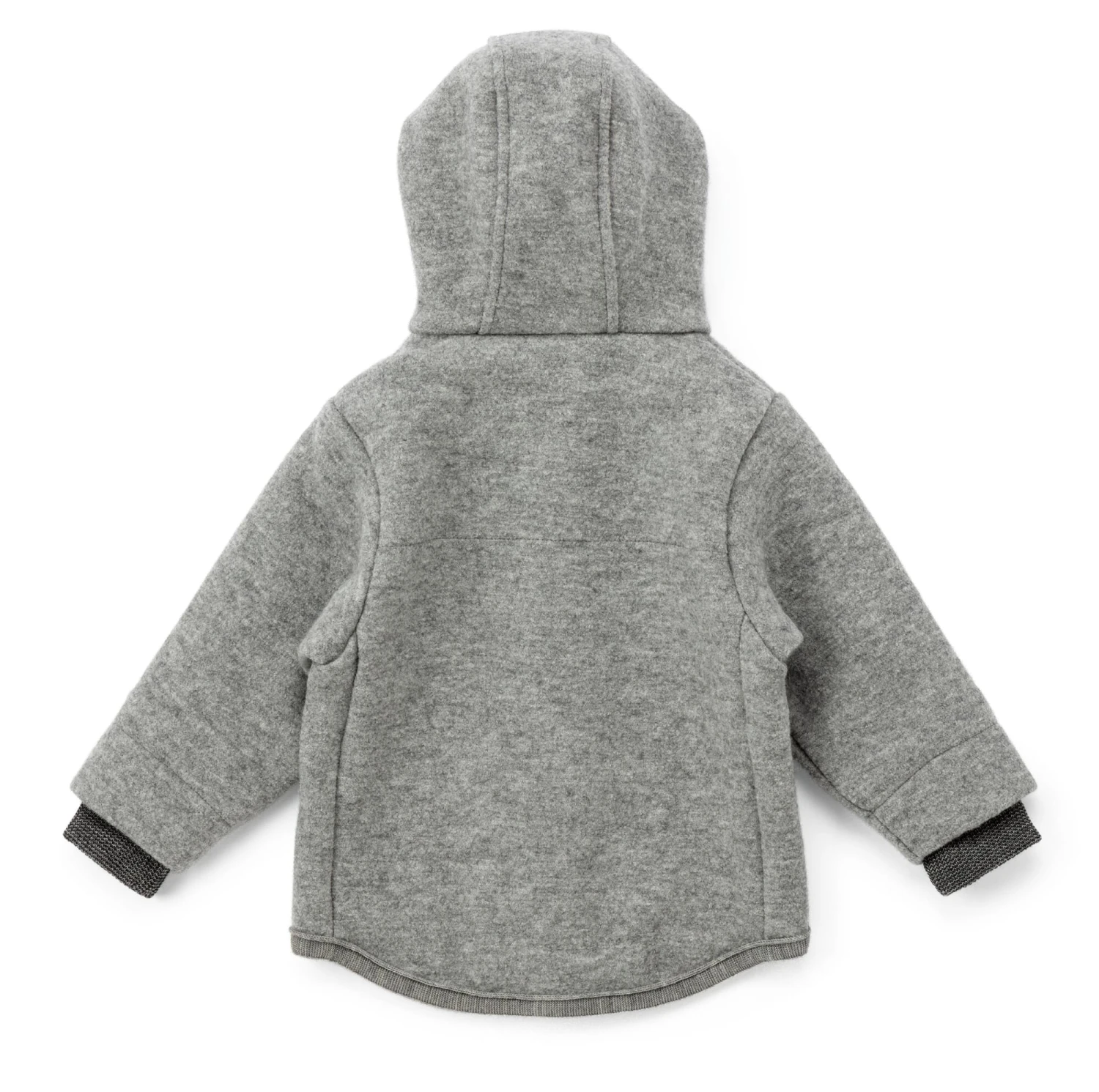 Kinder Wollwalk-Jacke, Grau 2 Kinder Wollwalk-Jacke, Grau – Bild 2
