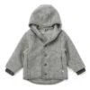 Kinder Wollwalk-Jacke, Grau