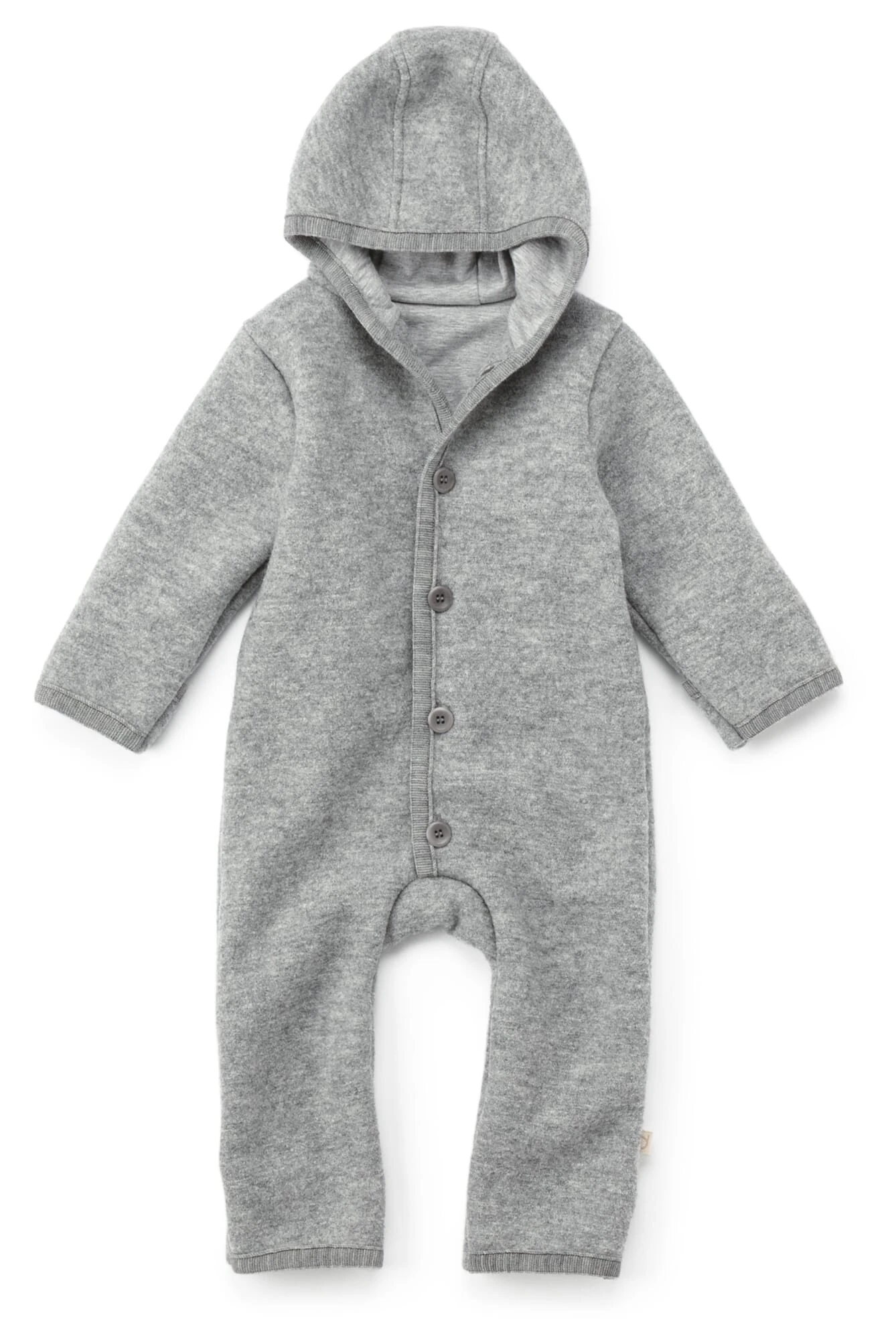 Kinder Wollwalk-Overall, Grau 1 Kinder Wollwalk-Overall, Grau