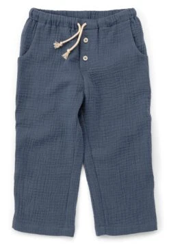 Kinderhose Musselin, Jeansblau