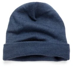Engel Kindermütze Merinowolle-Seide, Blau