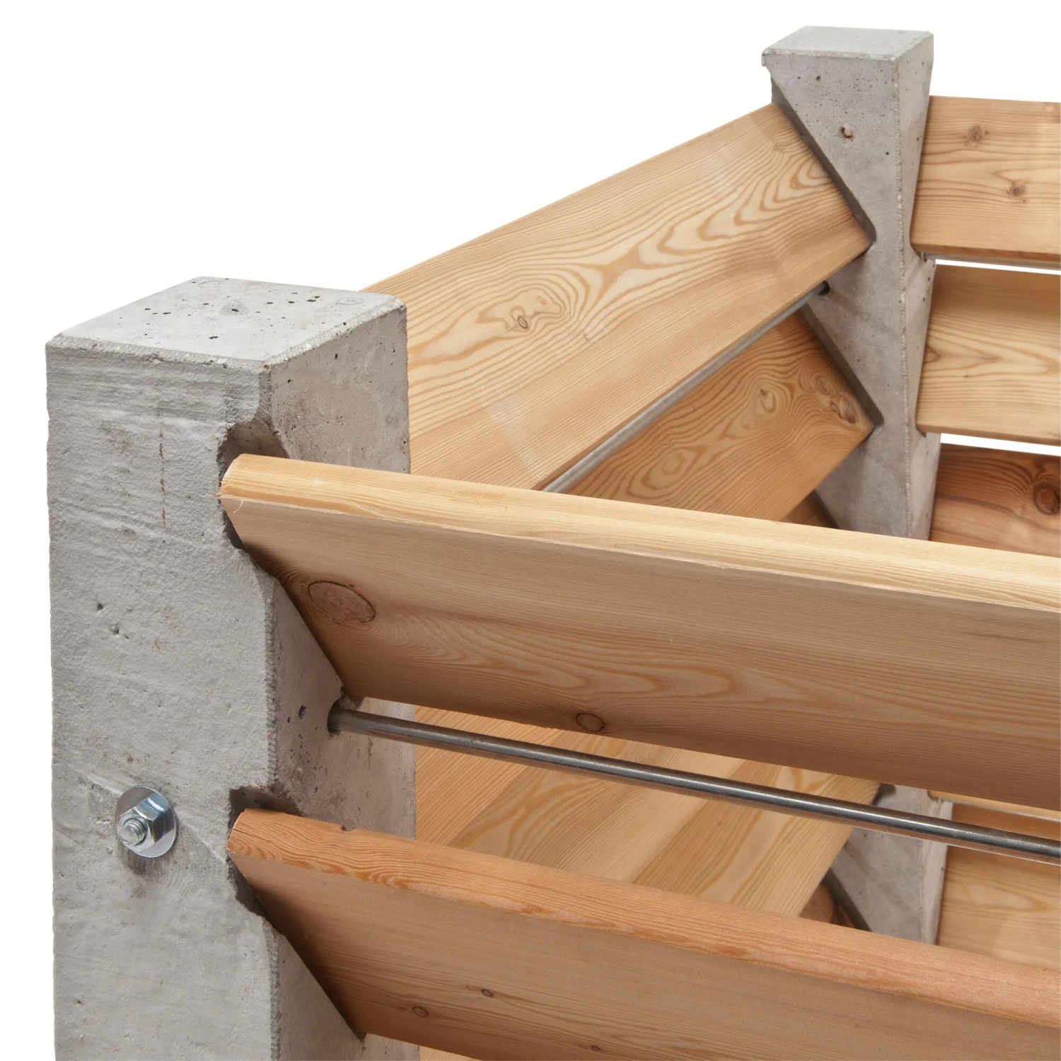 Kompostkiste Beton / Kiefernholz 4 Kompostkiste Beton / Kiefernholz – Bild 4