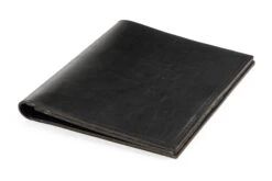 Konferenz- Und Projektmappe Rindhalsleder, A5, Schwarz