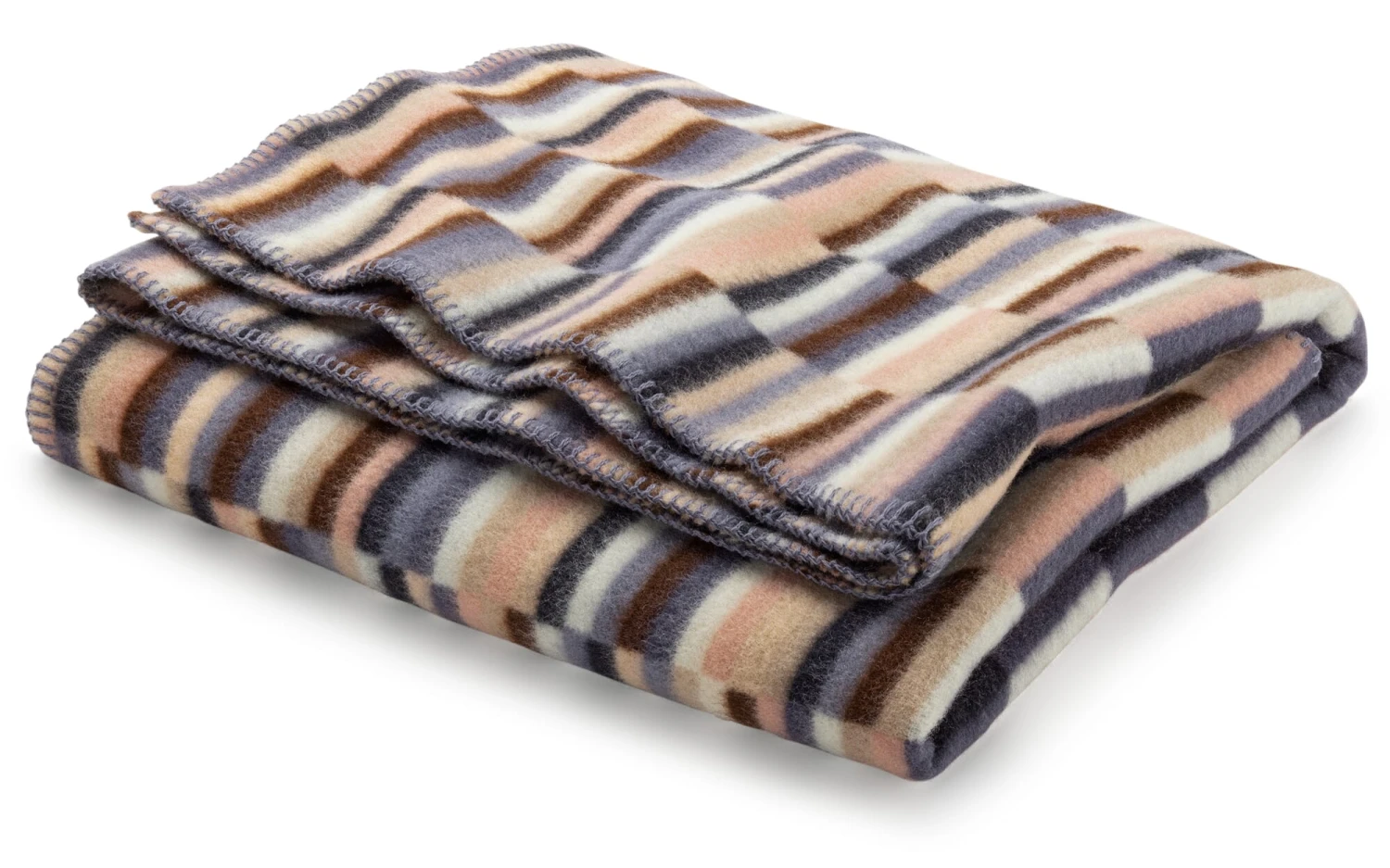 Lammwolldecke Ida, Blau 1 Lammwolldecke Ida, Blau